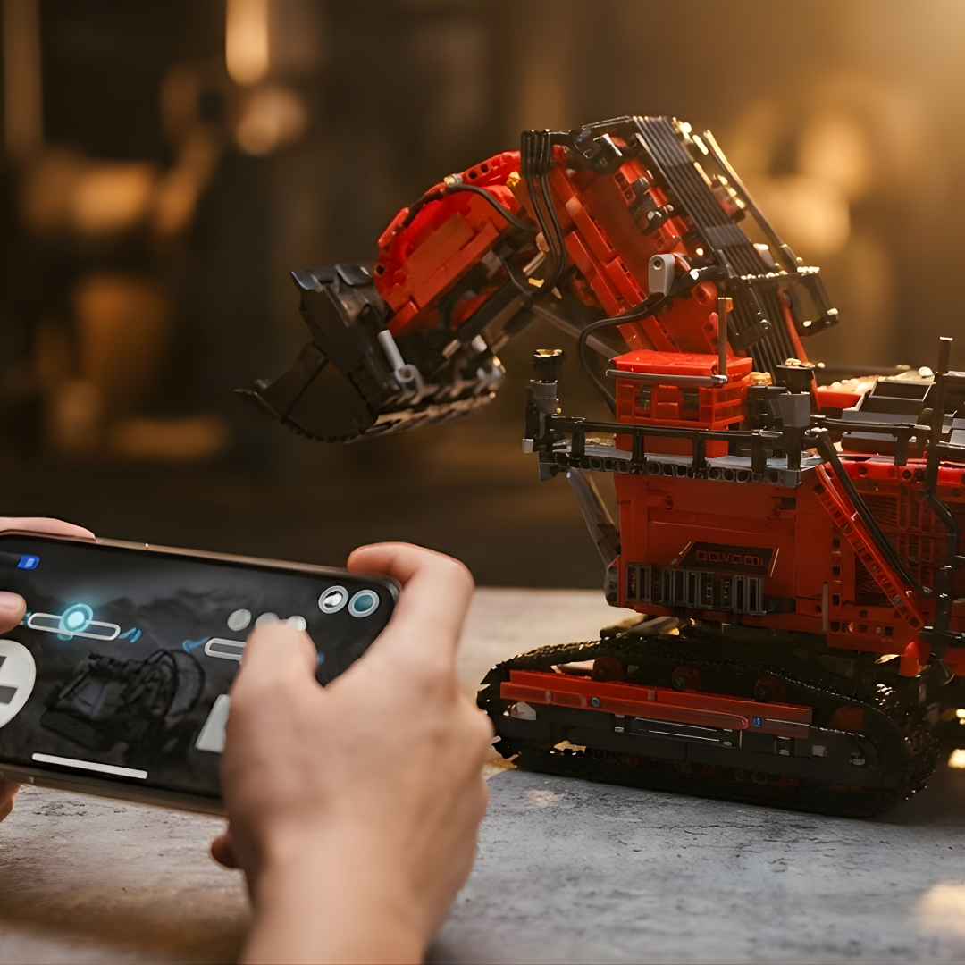 Liebherr R 9800 Górnictwo CZERWONY (4767 elementów)