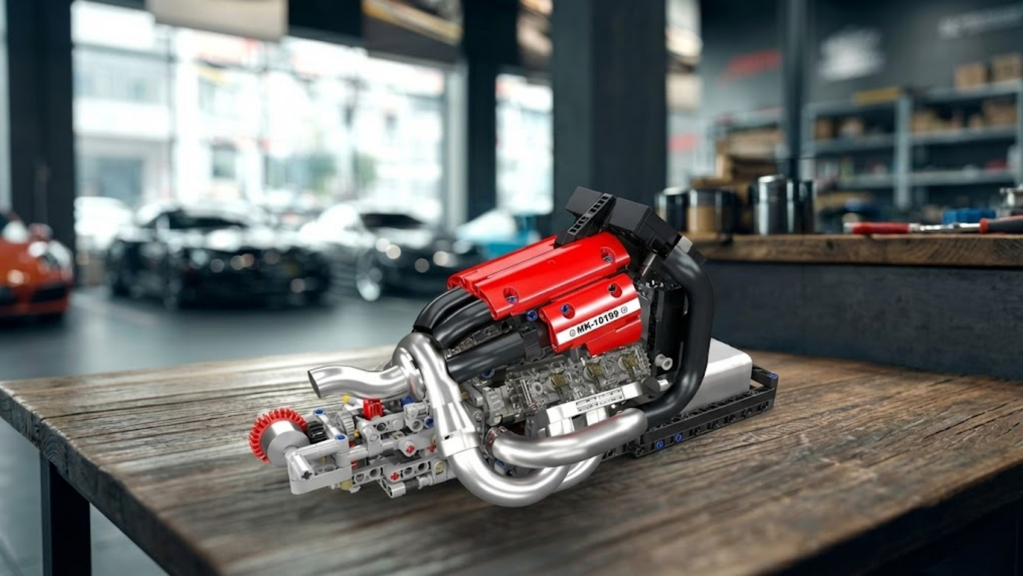 Gemotoriseerd STR13 V6-motormodel (980 stuks)