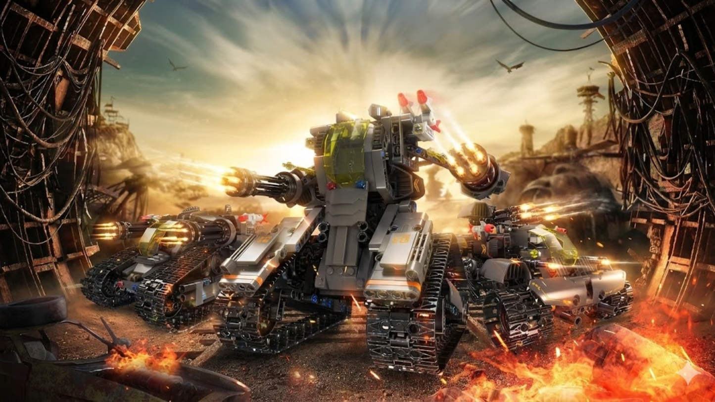 3-in-1 Militaire Robots STEM (588 stuks)