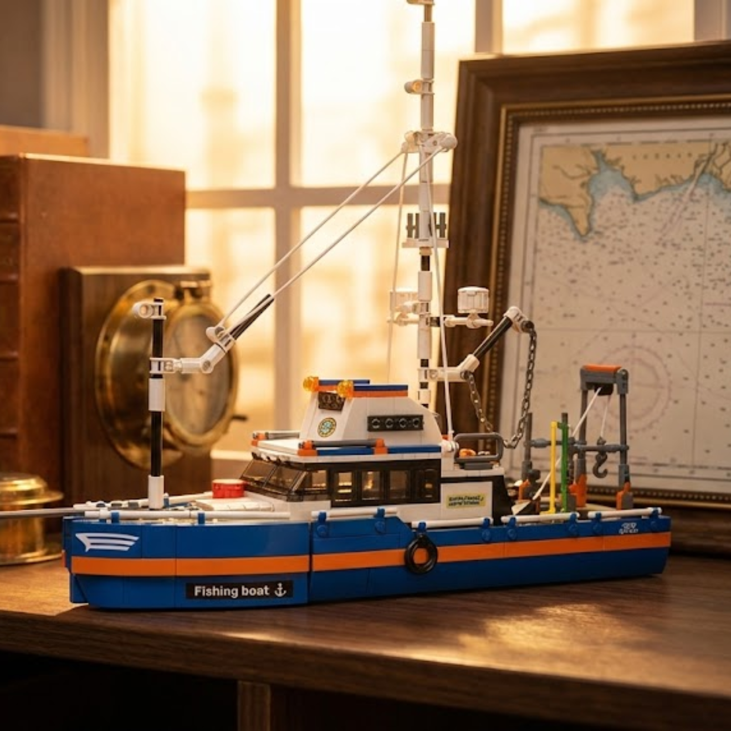 Kreatywna łódź rybacka (808 elementów)