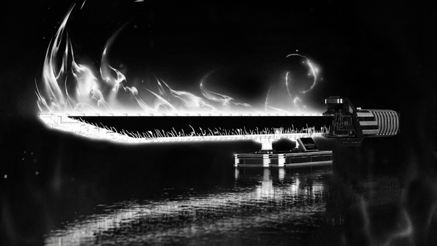 Black Saber Life-Sized Replica (885 pcs)