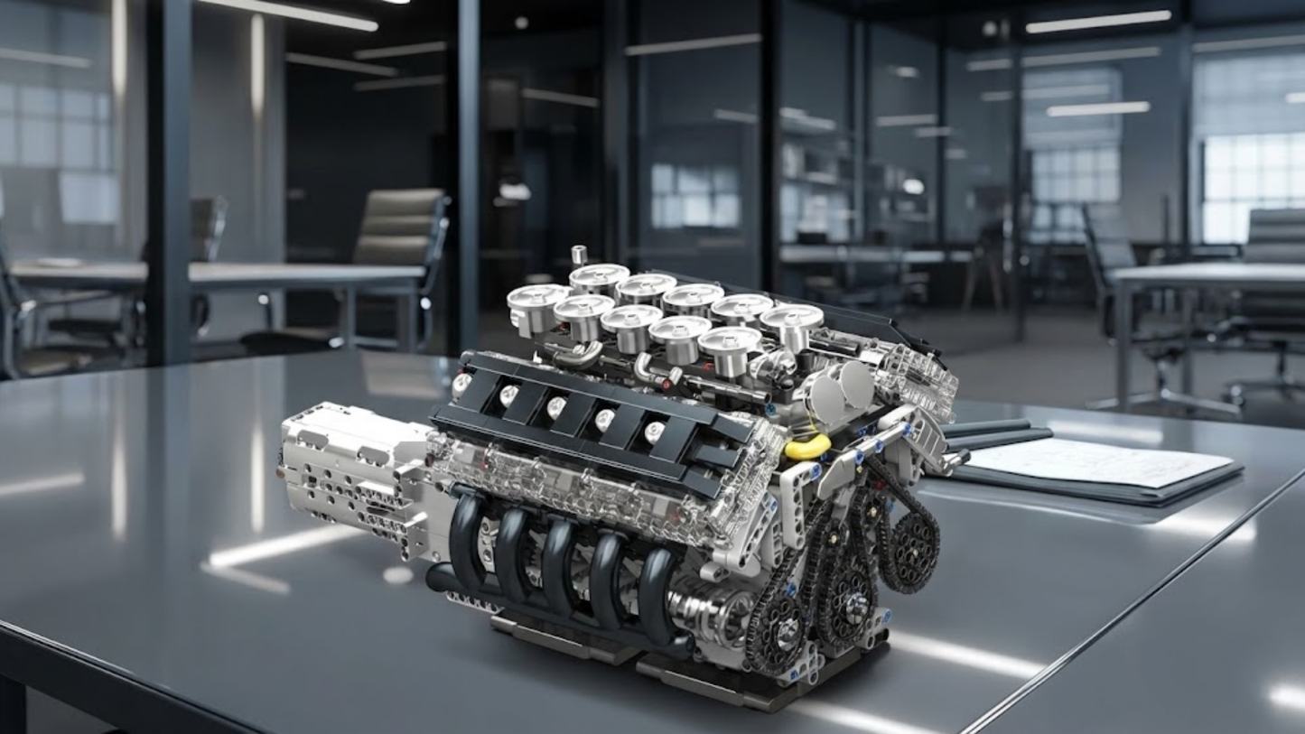 LFA V10 Engine Model (1834 pcs)