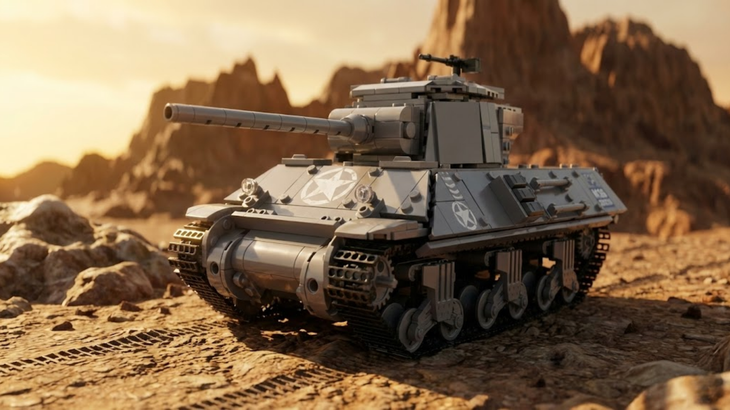 Tanc greu Pershing (1057 piese)