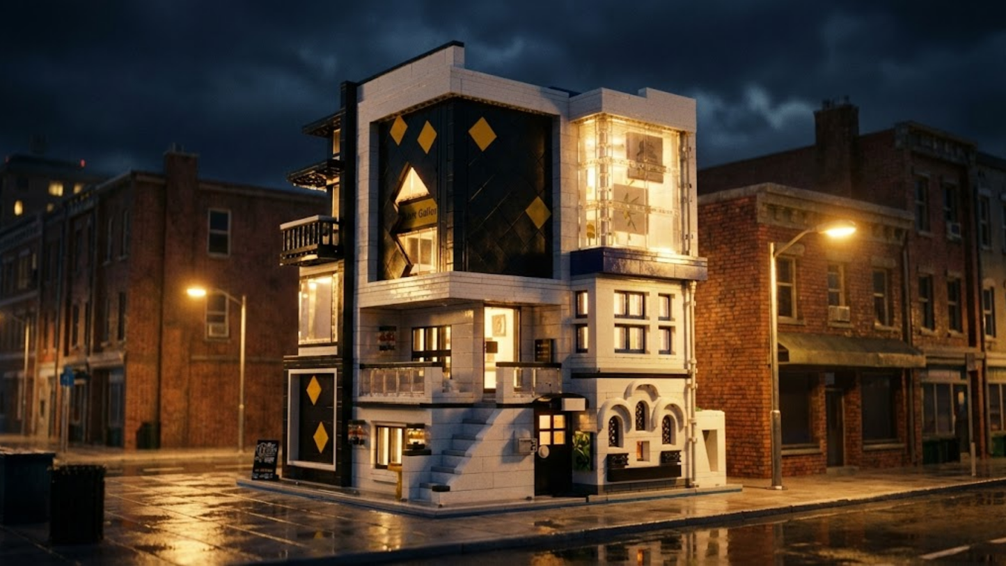 Art Gallery Showcase 3-Layer MOC (3536 pcs)