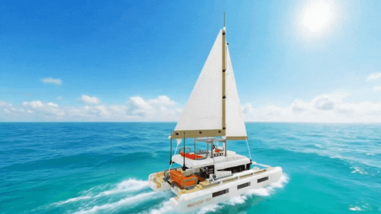 Catamaran Sailboat (890 pcs)