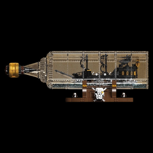 Black Pearl in the Bottle (2206 pcs)