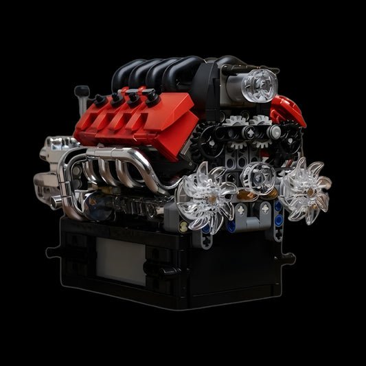 Motor V8 (787 piezas)