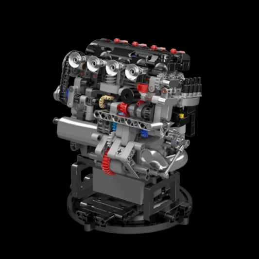 Modelo de motor VTEC motorizado (772 piezas)