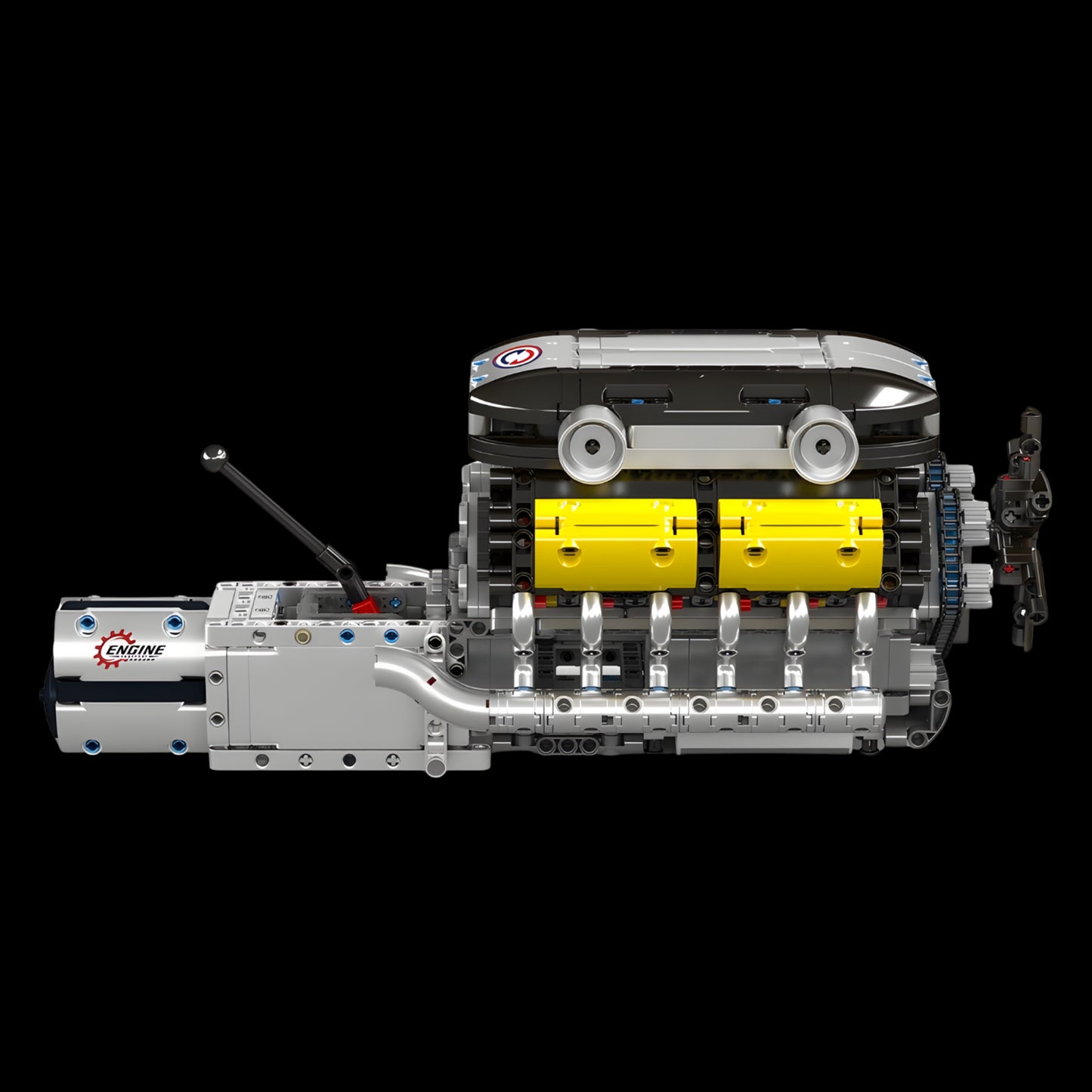 Motorised Lambo V12 Engine & Gearbox (1260 pcs)