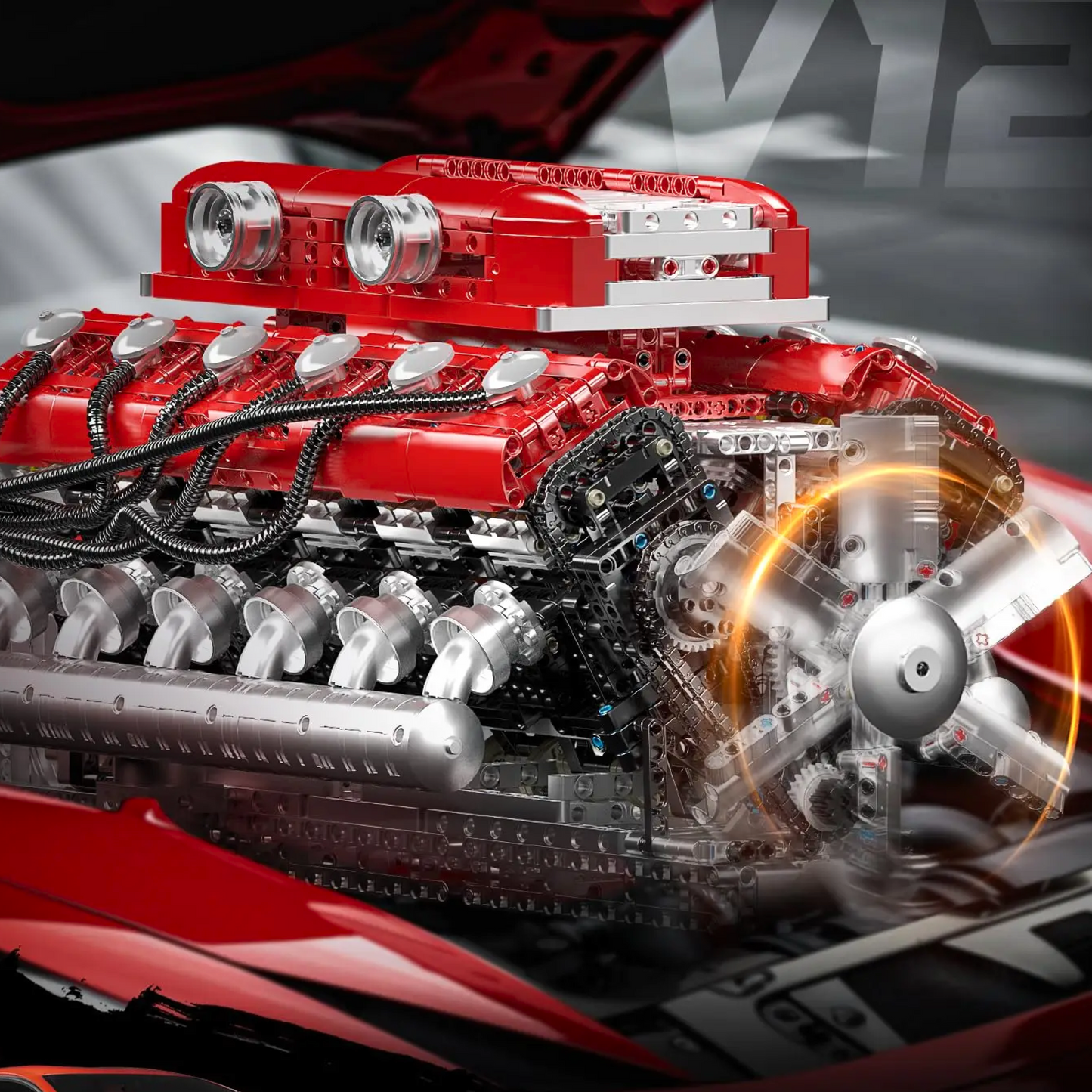 V12 Engine (3472 pcs)