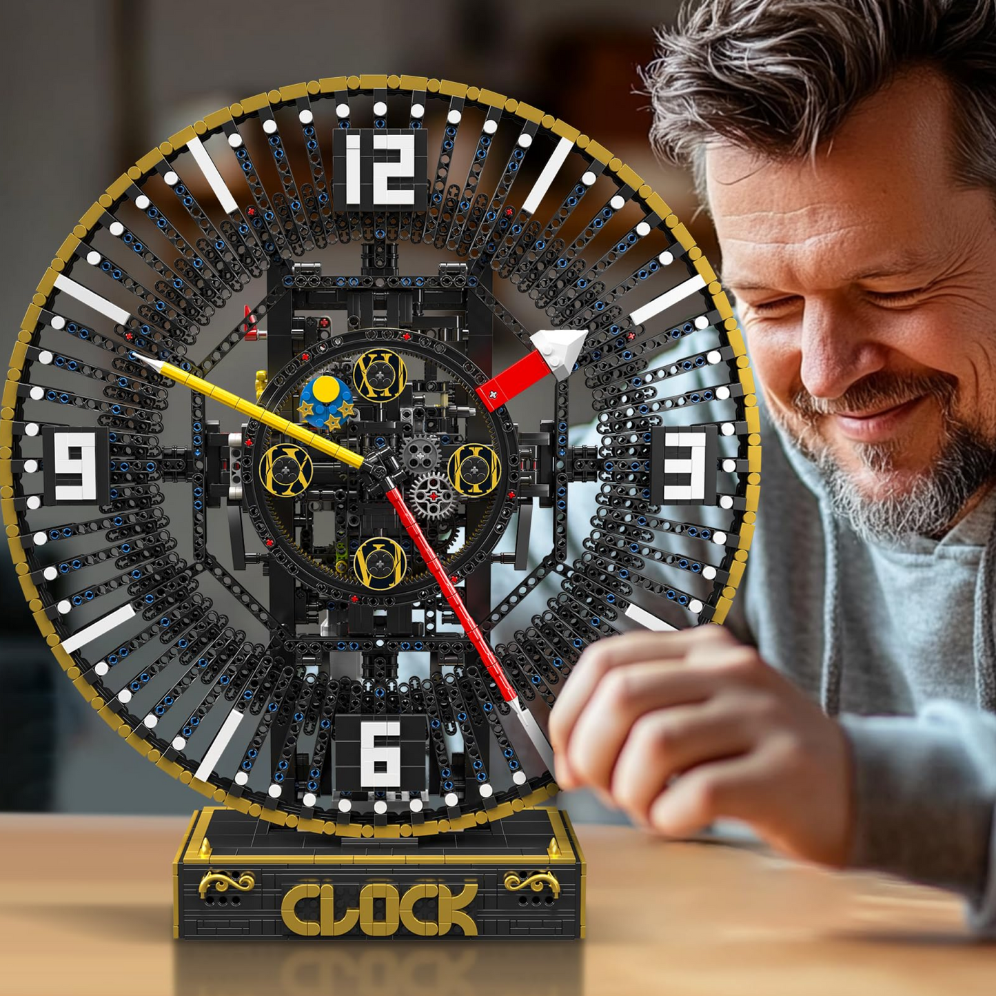 Motorized Mechanical Clock (3675 pcs)