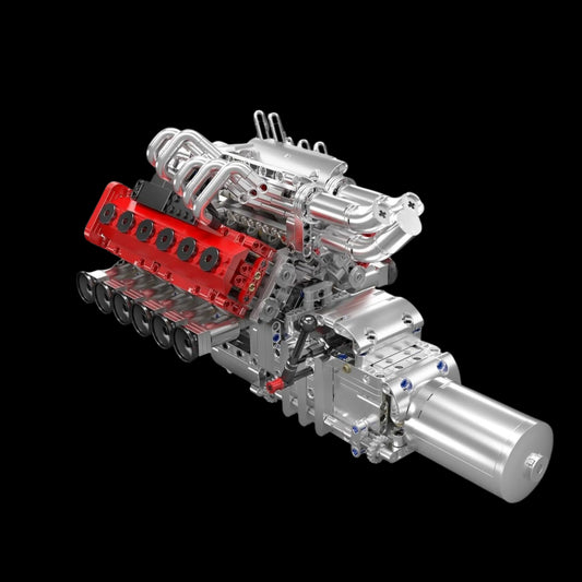 Motorized V12 Naturally Aspirated Engine (1366 pcs)