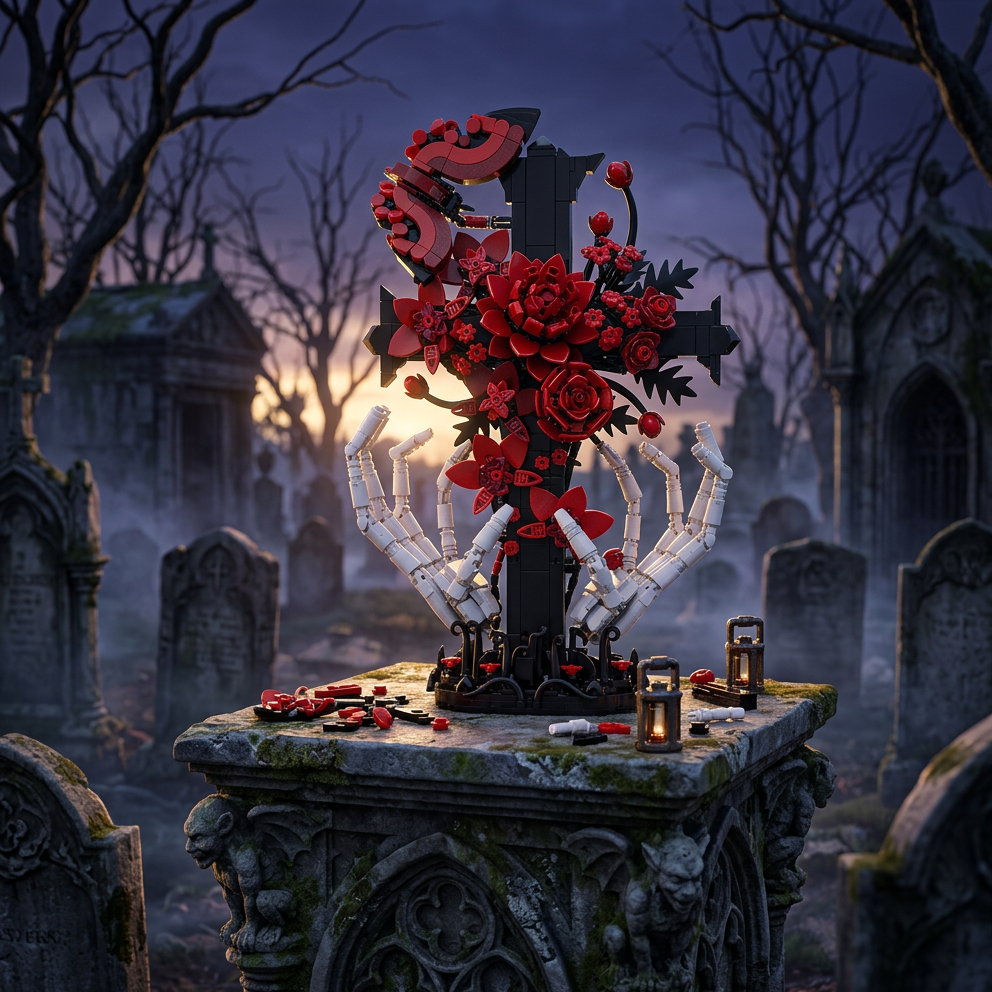 Floral Cross Sanctuary (901 Pcs)