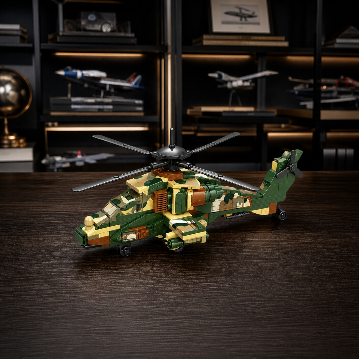 A129 Mangusta Helicopter (210 Pcs) - square interior hero 01