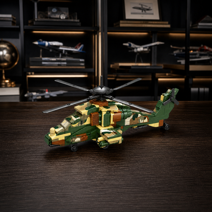 A129 Mangusta Helicopter (210 Pcs) - square interior hero 01