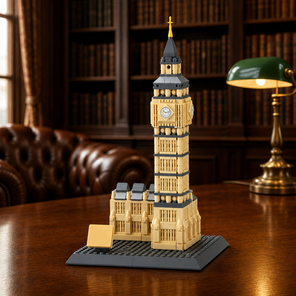 Big Ben (892 szt.) — Wnętrze 01: Klasyczna angielska biblioteka