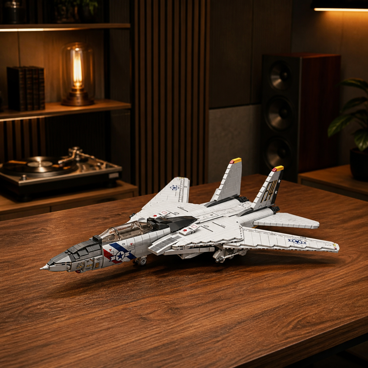 F-14-Kampfflugzeug (1600 Teile)