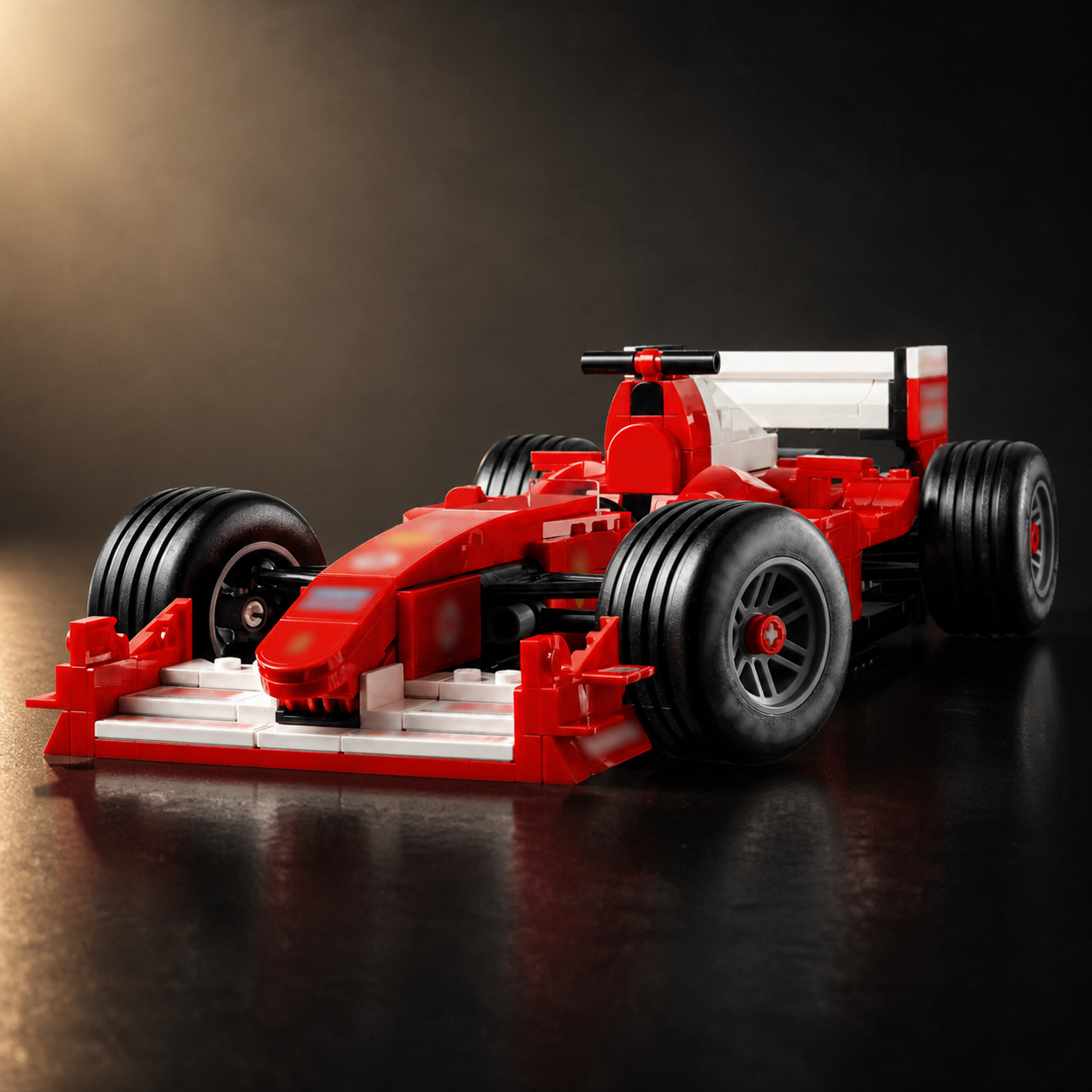Retro Red Formula 1 Car F2004 (735 Pcs) - gallery image 01