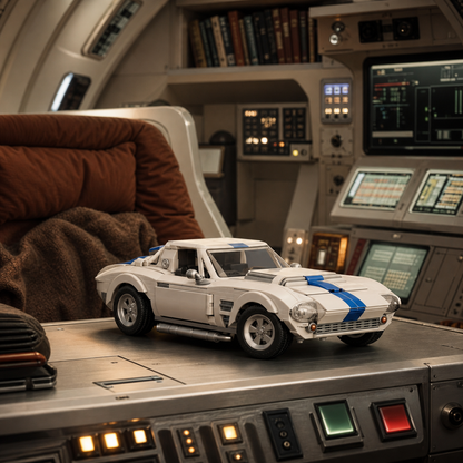 Hot Wheels Corvette Grand Sport (918 Teile) - 02 Umgebung Retro-Cockpit