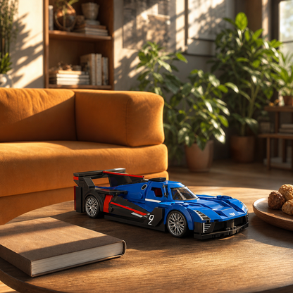 Hot Wheels Cadillac Project GTP (236 деталей) — 02 интерьер гостиная журнальный столик 1x1