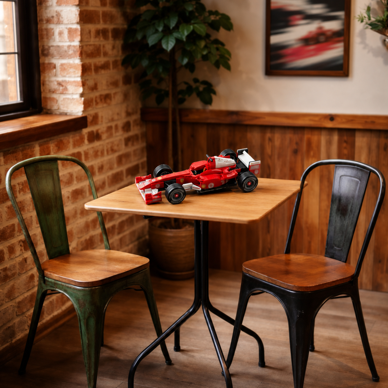 Retro Red Formula 1 Car F2004 (735 Pcs) - gallery image 19