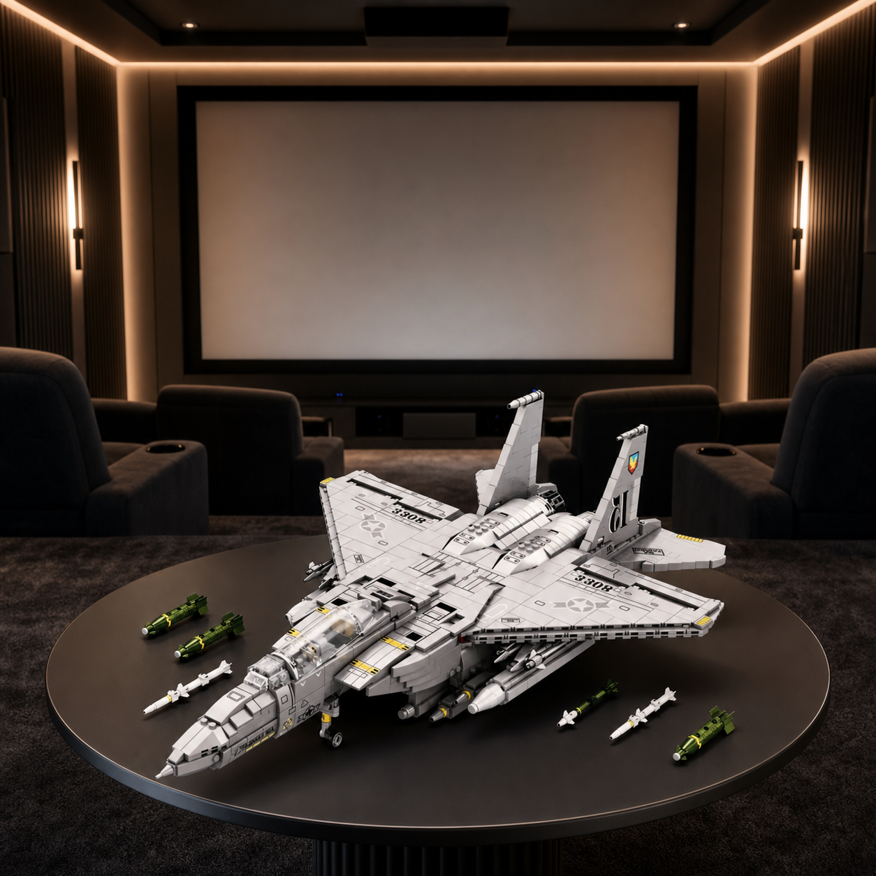 Avion de chasse F-15E (2216 pièces)