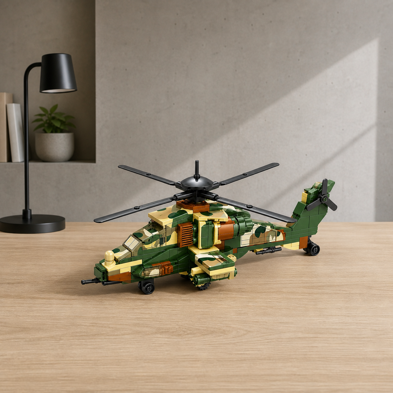 A129 Mangusta Helicopter (210 Pcs) - square interior hero 02