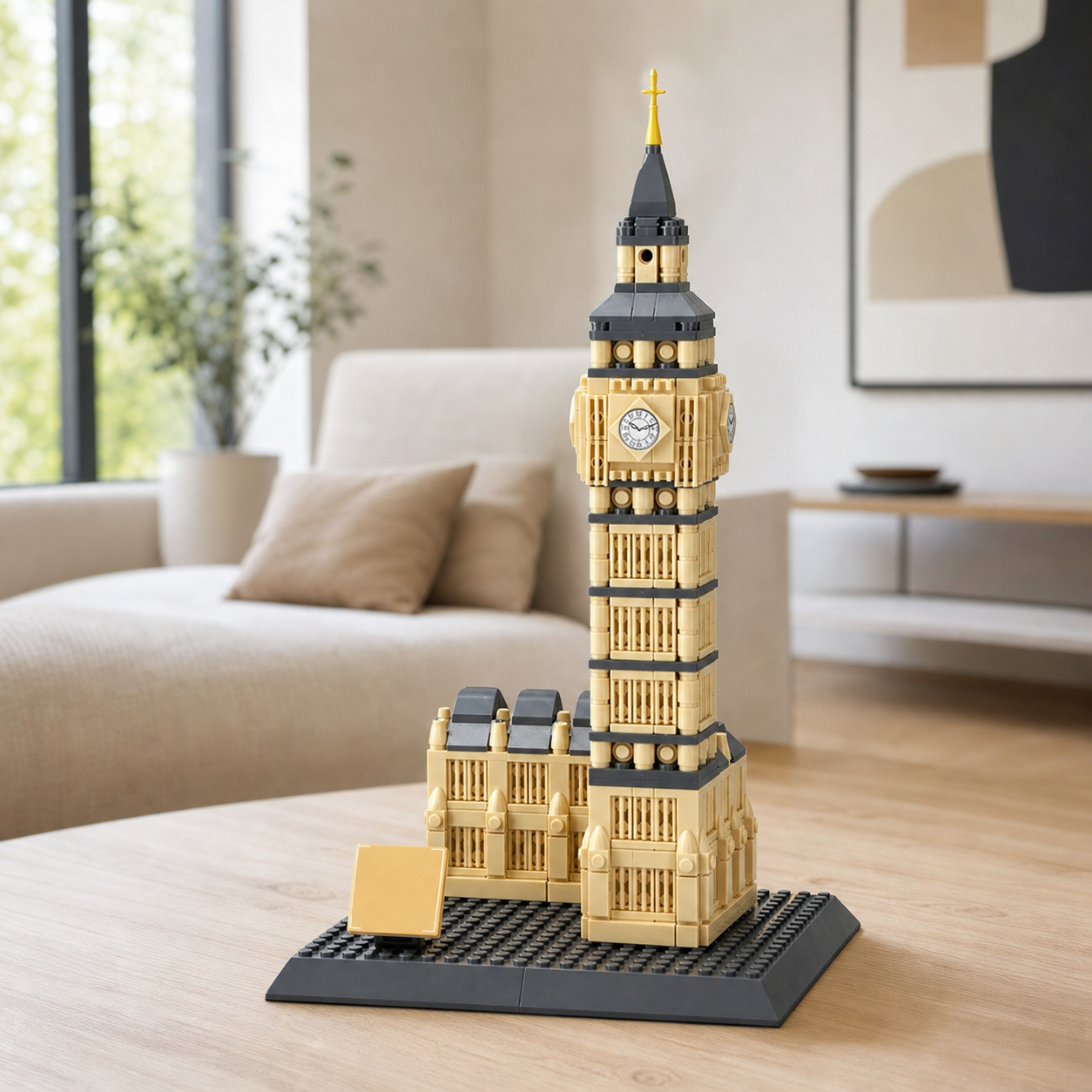 Big Ben (892 szt.) — Wnętrze 02: Nowoczesny, minimalistyczny salon