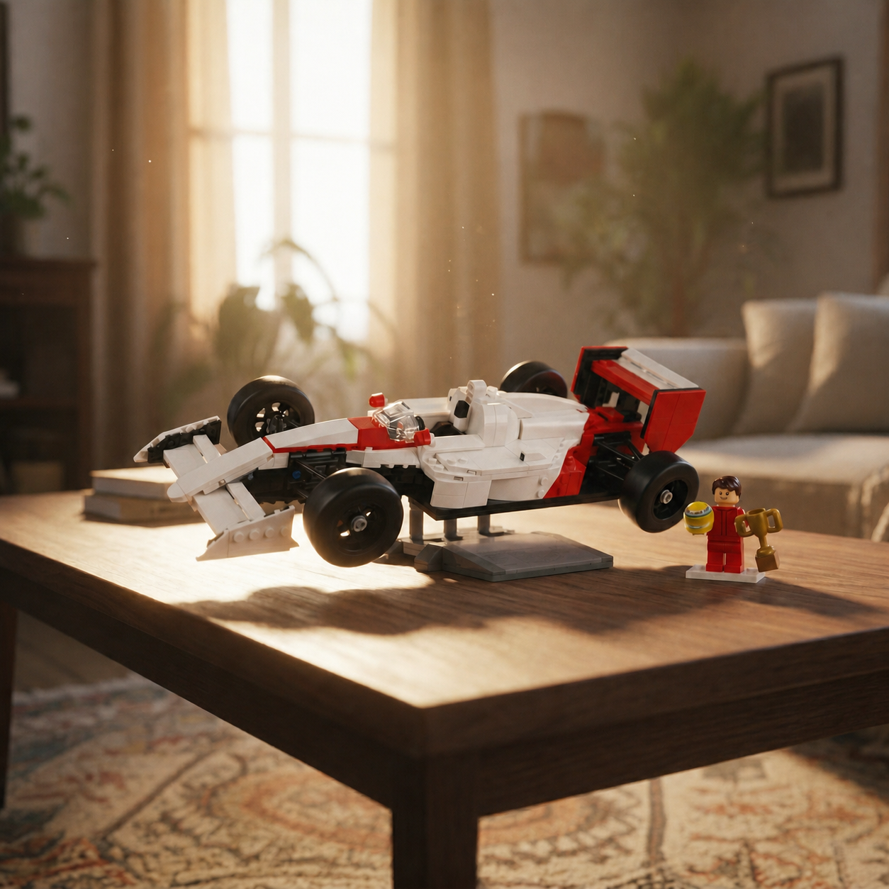 Classic Formula 1 Car MP4/4 - Ayrton Senna (693 Pcs) - gallery image 02