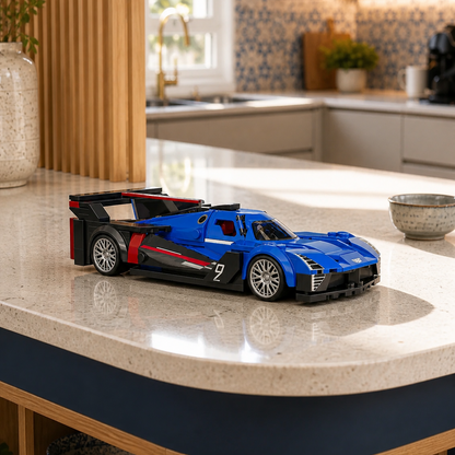Hot Wheels Cadillac Project GTP (236 деталей) — 03 интерьер кухня остров 1x1