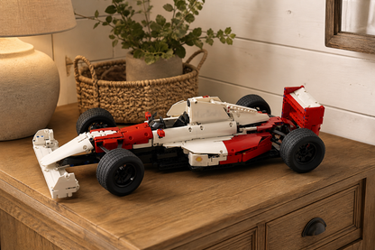 Formula 1 Ayrton Senna (818 pcs) - 1:1 ambient gallery image 03-aparador-farmhouse