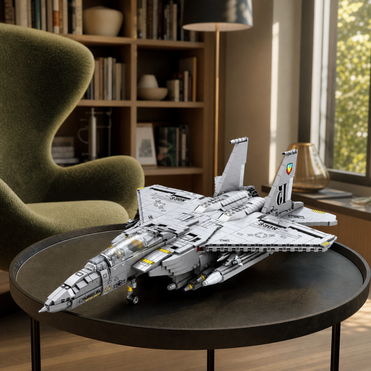 Avion de chasse F-15E (2216 pièces)