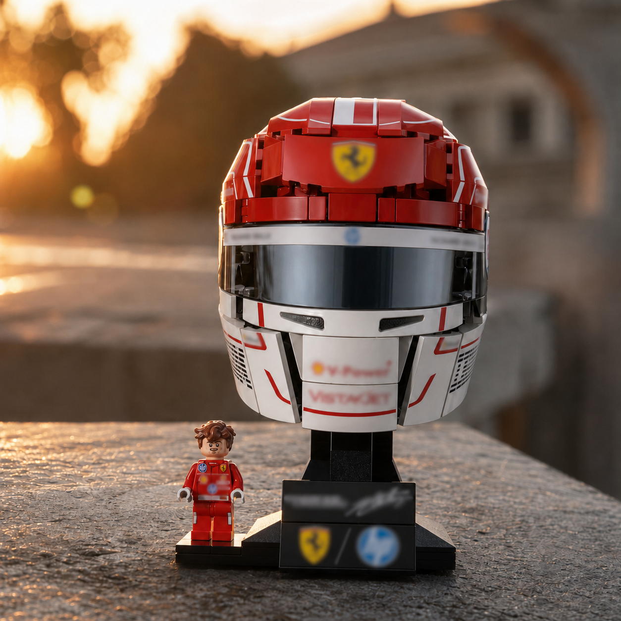 Charles Leclerc Helmet (886 Pcs) - 1:1 ambient gallery image 03