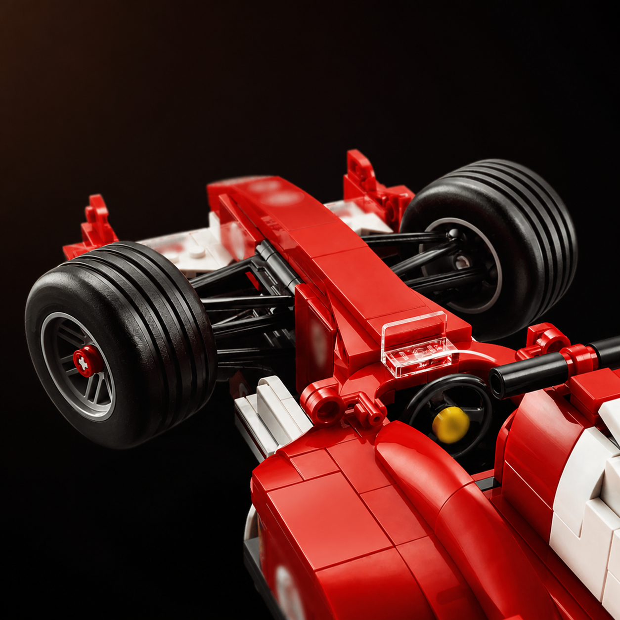 Retro Red Formula 1 Car F2004 (735 Pcs) - gallery image 04