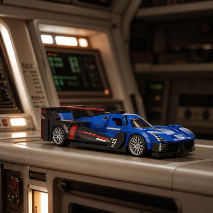 Hot Wheels Cadillac Project GTP (236 деталей) — 05 интерьер космическая студия 1x1