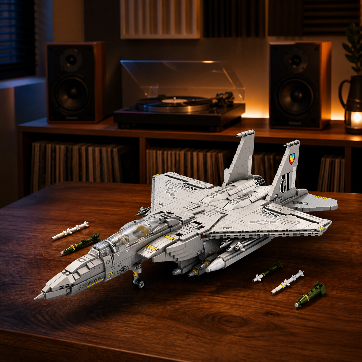 Avion de chasse F-15E (2216 pièces)
