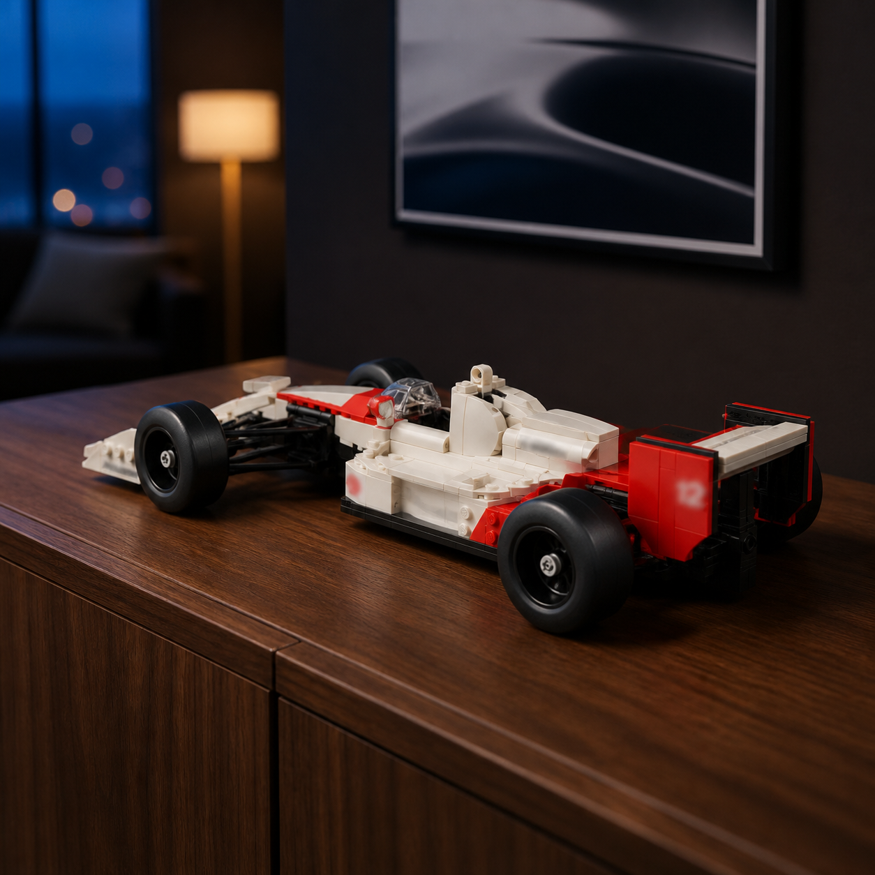 Classic Formula 1 Car MP4/4 - Ayrton Senna (693 Pcs) - gallery image 17