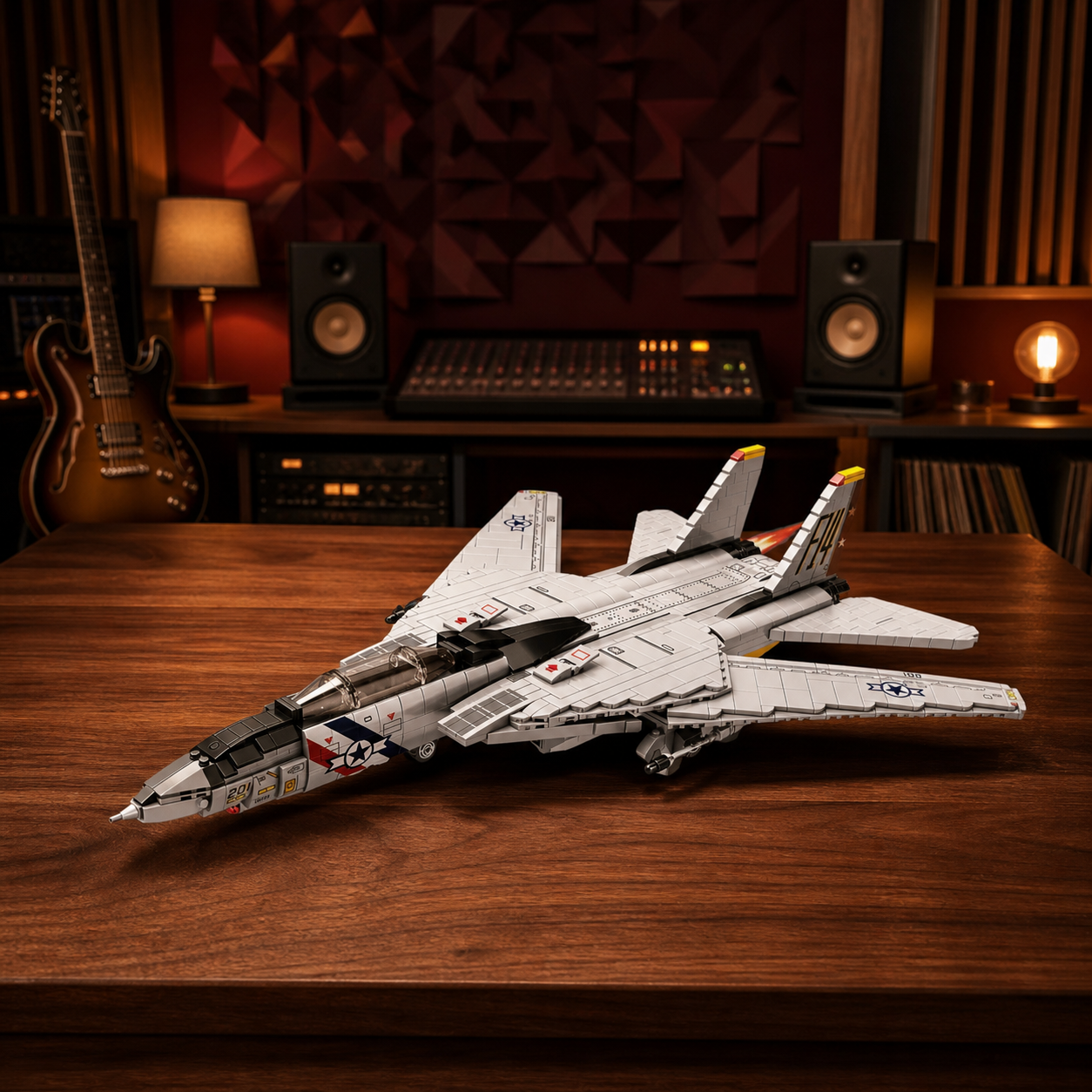 F-14-Kampfflugzeug (1600 Teile)