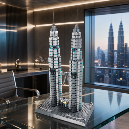 Petronas Towers (1160 szt.) — Wnętrze 06: futurystyczny gabinet dyrektora
