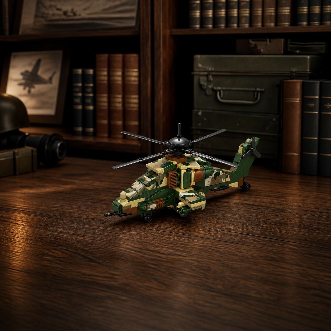 A129 Mangusta Helicopter (210 Pcs) - square interior hero 06