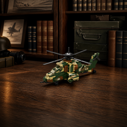 A129 Mangusta Helicopter (210 Pcs) - square interior hero 06