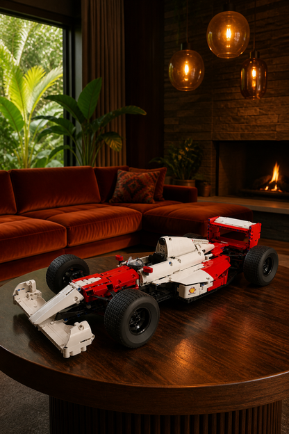 Formula 1 Ayrton Senna (818 pcs) - 1:1 ambient gallery image 06-sala-tropical-noturna