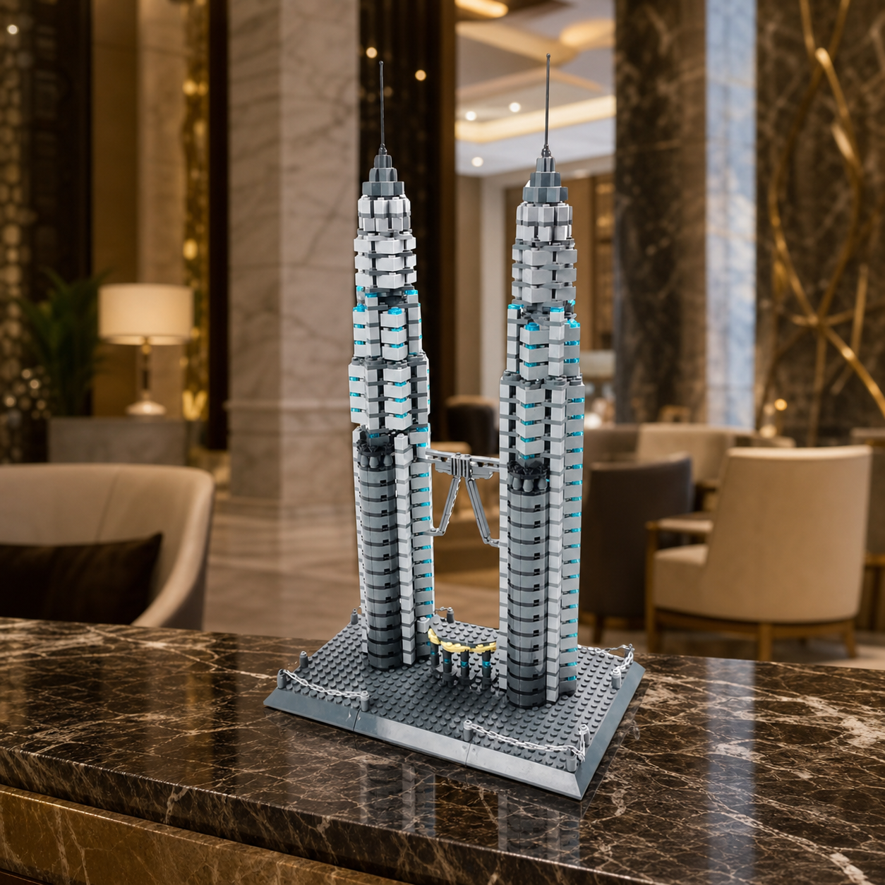 Petronas Towers (1160 szt.) — Wnętrze 07: wnętrze luksusowego hotelu