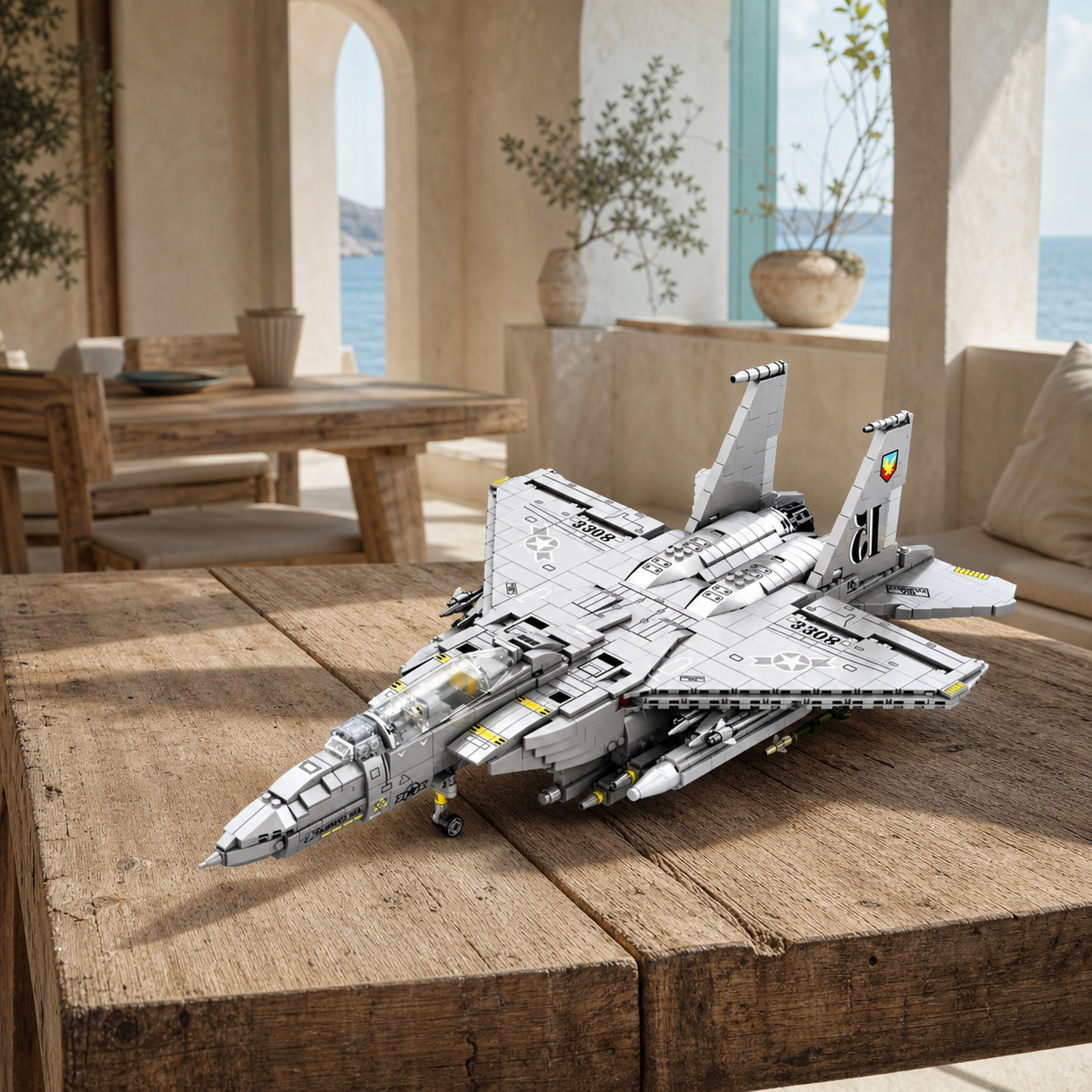 Avion de chasse F-15E (2216 pièces)