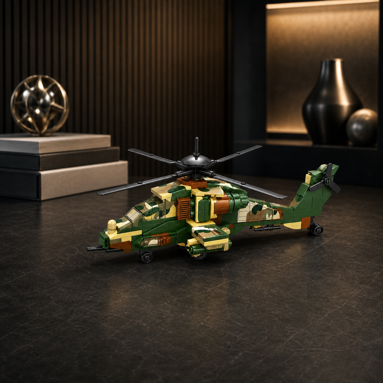 A129 Mangusta Helicopter (210 Pcs) - square interior hero 07