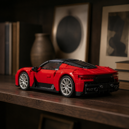 Hot Wheels Maserati MC20 (250 деталей) — 08 обстановка: пространство коллекционера