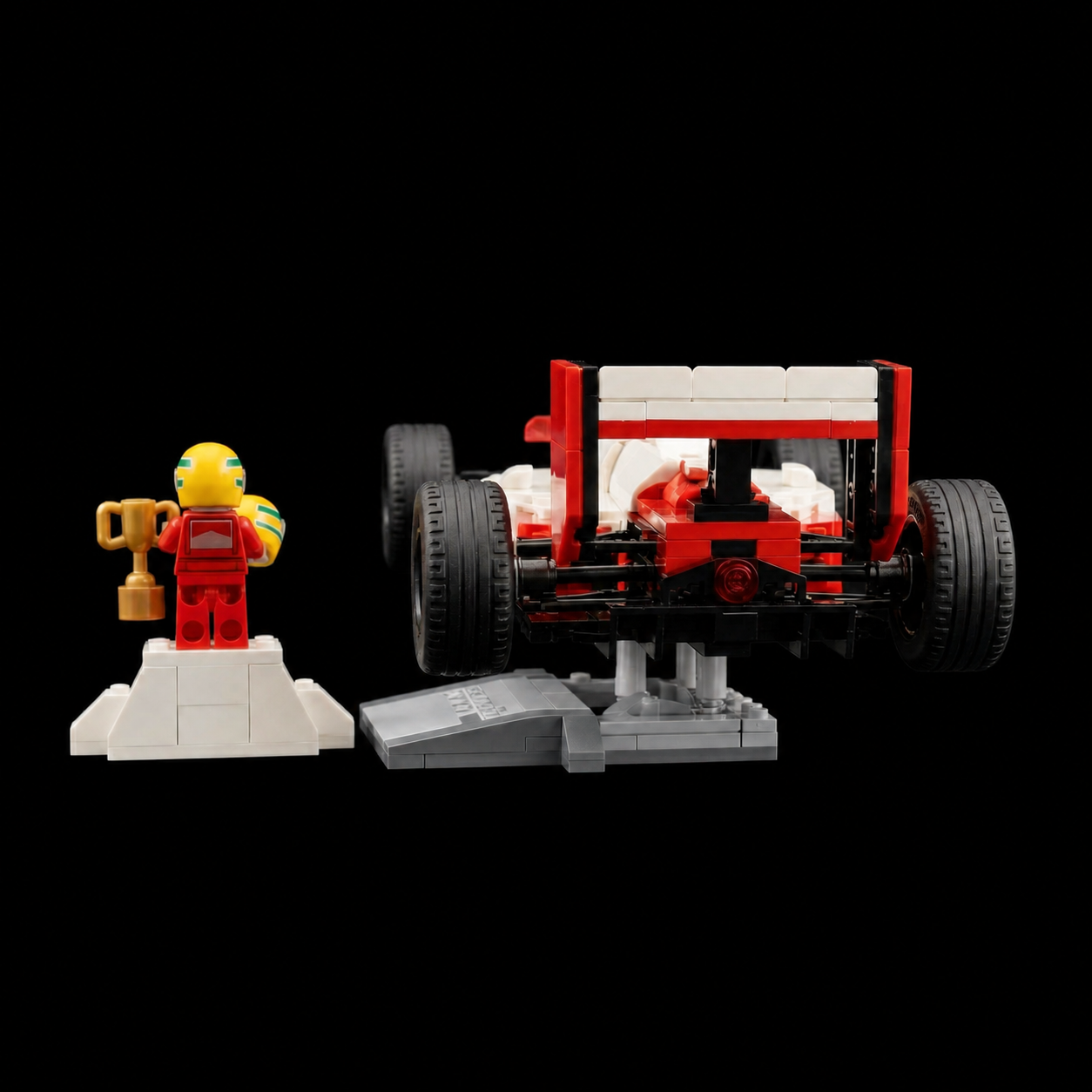 Classic Formula 1 Car MP4/4 - Ayrton Senna (693 Pcs) - gallery image 08