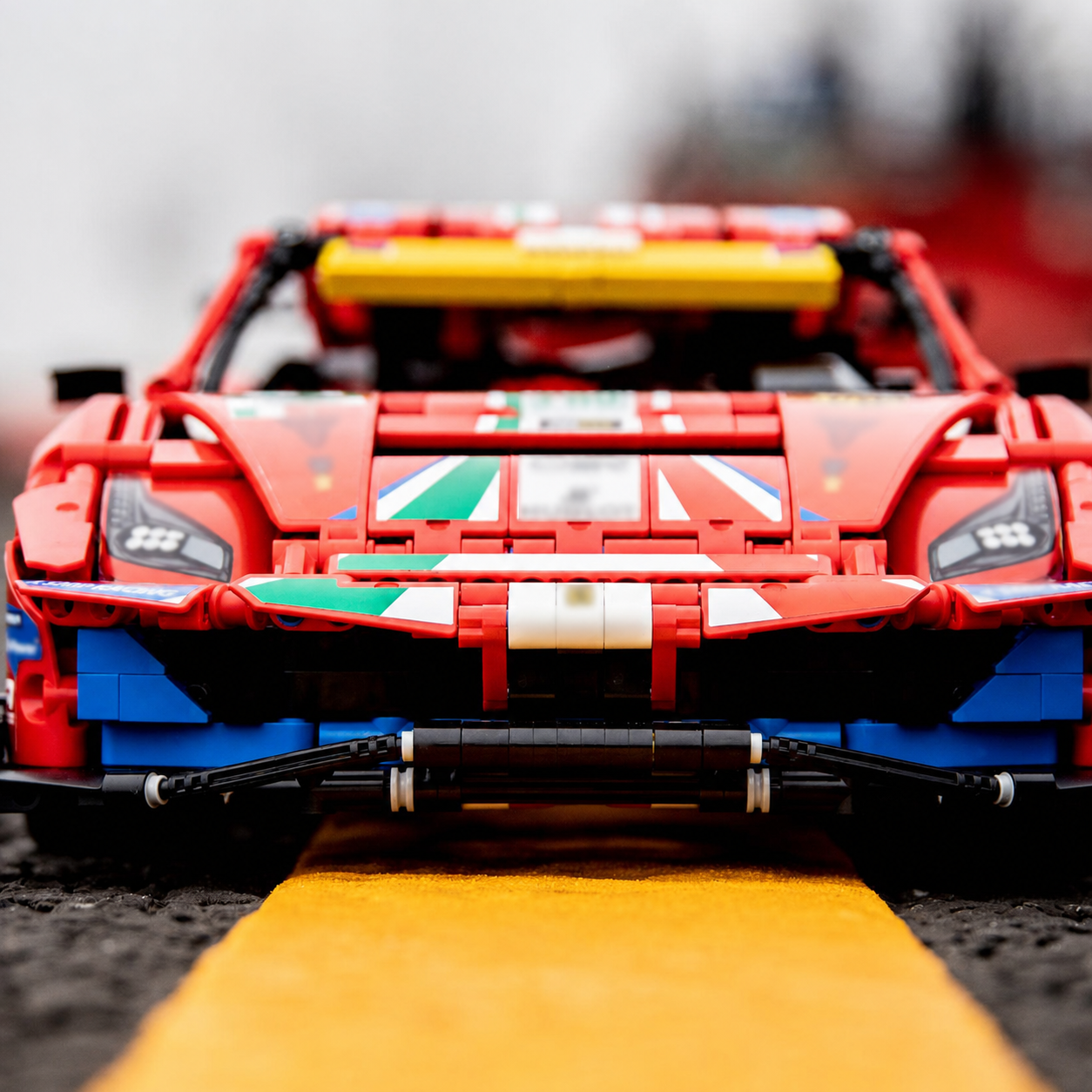 488 GTE Red Car (1677 Pcs) - 1:1 ambient gallery image 08