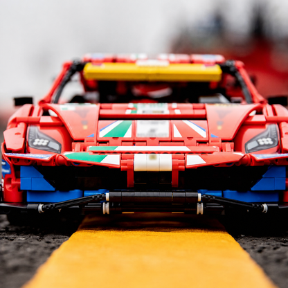 488 GTE Red Car (1677 Pcs) - 1:1 ambient gallery image 08