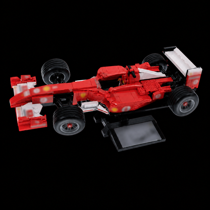 Retro Red Formula 1 Car F2004 (735 Pcs) - gallery image 08